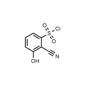 2-Cyano-3-hydroxybenzenesulfonyl chloride|CS-1302032