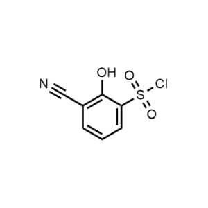 3-Cyano-2-hydroxybenzenesulfonyl chloride|CS-1302079