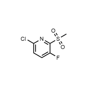 6-Chloro-3-fluoro-2-(methylsulfonyl)pyridine|CS-1302133