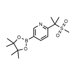 2-(2-(Methylsulfonyl)propan-2-yl)-5-(4,4,5,5-tetramethyl-1,3,2-dioxaborolan-2-yl)pyridine|CS-1302278