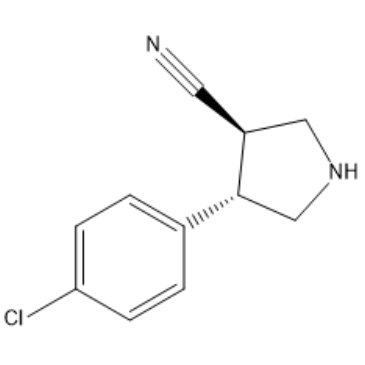 (3R,4S)-4-(4-Chlorophenyl)pyrrolidine-3-carbonitrile|CS-1302295