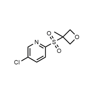 5-Chloro-2-((3-methyloxetan-3-yl)sulfonyl)pyridine|CS-1302310