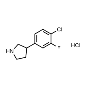 3-(4-Chloro-3-fluorophenyl)pyrrolidine hydrochloride|CS-1302330