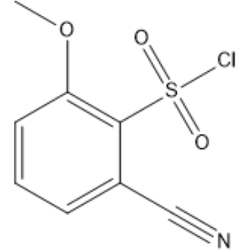 2-Cyano-6-methoxybenzenesulfonyl chloride|CS-1302617