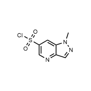 1-Methyl-1H-pyrazolo[4,3-b]pyridine-6-sulfonyl chloride|CS-1302625