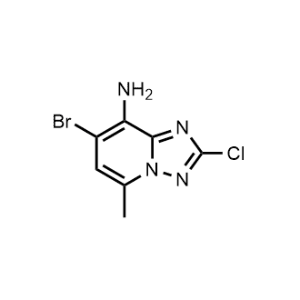 7-Bromo-2-chloro-5-methyl-[1,2,4]triazolo[1,5-a]pyridin-8-amine|CS-1302697