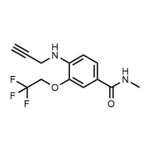 N-Methyl-4-(prop-2-yn-1-ylamino)-3-(2,2,2-trifluoroethoxy)benzamide|CS-1302787