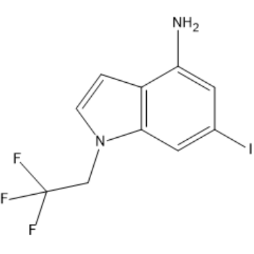 6-Iodo-1-(2,2,2-trifluoroethyl)-1H-indol-4-amine|CS-1302806