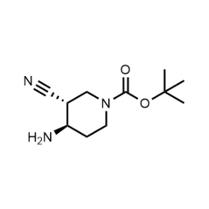 rel-tert-Butyl (3R,4R)-4-amino-3-cyanopiperidine-1-carboxylate|CS-1302857