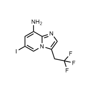 6-Iodo-3-(2,2,2-trifluoroethyl)imidazo[1,2-a]pyridin-8-amine|CS-1302862