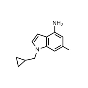 1-(Cyclopropylmethyl)-6-iodo-1H-indol-4-amine|CS-1302865