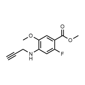 Methyl 2-fluoro-5-methoxy-4-(prop-2-yn-1-ylamino)benzoate|CS-1302866