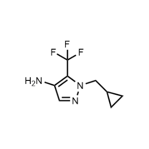 1-(Cyclopropylmethyl)-5-(trifluoromethyl)-1H-pyrazol-4-amine|CS-1302987