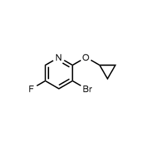 3-Bromo-2-cyclopropoxy-5-fluoropyridine|CS-1303052