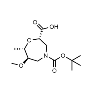(2S,6R,7S)-4-(tert-Butoxycarbonyl)-6-methoxy-7-methyl-1,4-oxazepane-2-carboxylic acid|CS-1303104