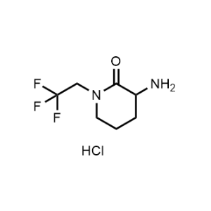 3-Amino-1-(2,2,2-trifluoroethyl)piperidin-2-one hydrochloride|CS-1303117