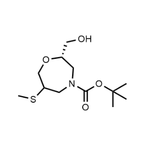 tert-Butyl (2S)-2-(hydroxymethyl)-6-(methylthio)-1,4-oxazepane-4-carboxylate|CS-1303127