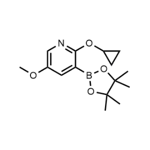 2-Cyclopropoxy-5-methoxy-3-(4,4,5,5-tetramethyl-1,3,2-dioxaborolan-2-yl)pyridine|CS-1303544
