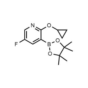 2-Cyclopropoxy-5-fluoro-3-(4,4,5,5-tetramethyl-1,3,2-dioxaborolan-2-yl)pyridine|CS-1303545