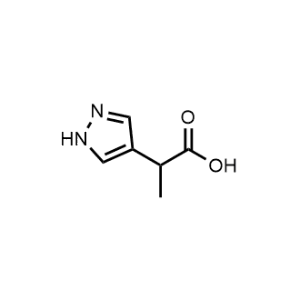 2-(1H-Pyrazol-4-yl)propanoic acid|CS-1303610