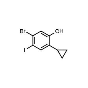 5-Bromo-2-cyclopropyl-4-iodophenol|CS-1303637