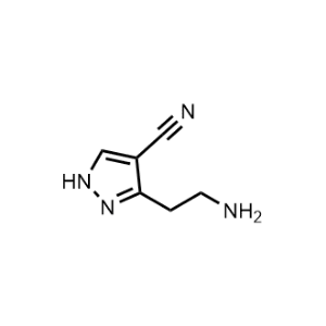 3-(2-Aminoethyl)-1H-pyrazole-4-carbonitrile|CS-1303969