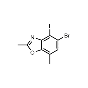 5-Bromo-4-iodo-2,7-dimethylbenzo[d]oxazole|CS-1304013