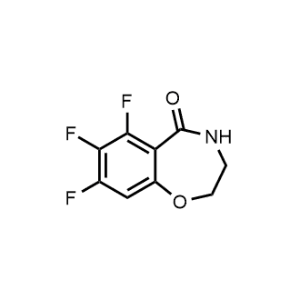 6,7,8-Trifluoro-3,4-dihydrobenzo[f][1,4]oxazepin-5(2H)-one|CS-1304132