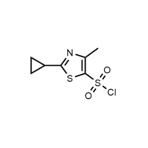2-Cyclopropyl-4-methylthiazole-5-sulfonyl chloride|CS-1304177