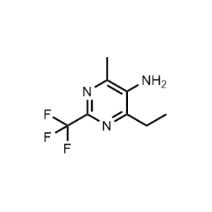 4-Ethyl-6-methyl-2-(trifluoromethyl)pyrimidin-5-amine|CS-1304181