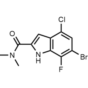 6-Bromo-4-chloro-7-fluoro-N,N-dimethyl-1H-indole-2-carboxamide|CS-1304468