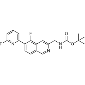 tert-Butyl ((5-fluoro-6-(6-fluoropyridin-2-yl)isoquinolin-3-yl)methyl)carbamate|CS-1304481
