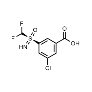 (S)-3-Chloro-5-(S-(difluoromethyl)sulfonimidoyl)benzoic acid|CS-1304485