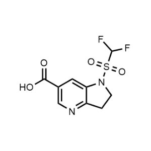 1-((Difluoromethyl)sulfonyl)-2,3-dihydro-1H-pyrrolo[3,2-b]pyridine-6-carboxylic acid|CS-1304490