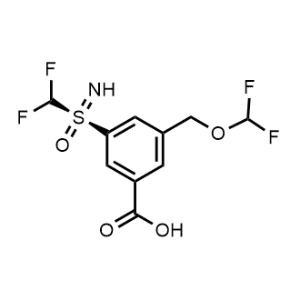 (R)-3-((Difluoromethoxy)methyl)-5-(S-(difluoromethyl)sulfonimidoyl)benzoic acid|CS-1304495