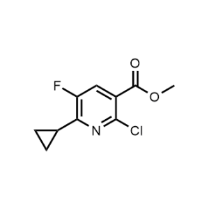 Methyl 2-chloro-6-cyclopropyl-5-fluoronicotinate|CS-1304702