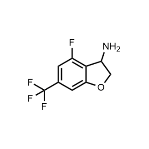 4-Fluoro-6-(trifluoromethyl)-2,3-dihydrobenzofuran-3-amine|CS-1304755
