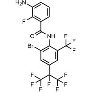 3-Amino-N-[2-bromo-4-(perfluoropropan-2-yl)-6-(trifluoromethyl)phenyl]-2-fluorobenzamide|CS-1305711