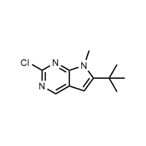 6-(tert-Butyl)-2-chloro-7-methyl-7H-pyrrolo[2,3-d]pyrimidine|CS-1306002