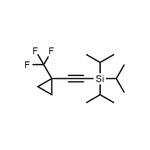 Triisopropyl((1-(trifluoromethyl)cyclopropyl)ethynyl)silane|CS-1306028