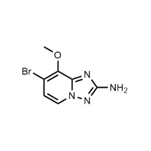 7-Bromo-8-methoxy-[1,2,4]triazolo[1,5-a]pyridin-2-amine|CS-1306230