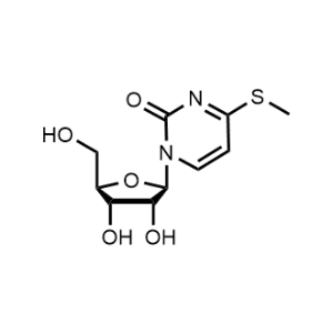 1-((2R,3R,4S,5R)-3,4-Dihydroxy-5-(hydroxymethyl)tetrahydrofuran-2-yl)-4-(methylthio)pyrimidin-2(1H)-one|CS-1306294