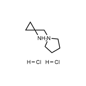 1-(Pyrrolidin-1-ylmethyl)cyclopropan-1-amine dihydrochloride|CS-1306488