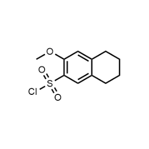 3-Methoxy-5,6,7,8-tetrahydronaphthalene-2-sulfonyl chloride|CS-1306503