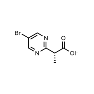 (R)-2-(5-Bromopyrimidin-2-yl)propanoic acid|CS-1306586