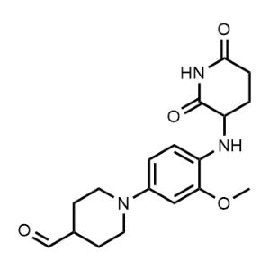 1-(4-((2,6-Dioxopiperidin-3-yl)amino)-3-methoxyphenyl)piperidine-4-carbaldehyde|CS-1307840