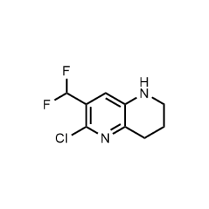 6-Chloro-7-(difluoromethyl)-1,2,3,4-tetrahydro-1,5-naphthyridine|CS-1307854