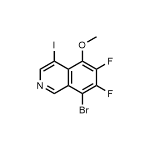8-Bromo-6,7-difluoro-4-iodo-5-methoxyisoquinoline|CS-1310040