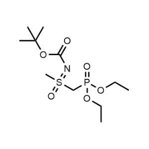 tert-Butyl (((diethoxyphosphoryl)methyl)(methyl)(oxo)-l6-sulfaneylidene)carbamate|CS-1310449