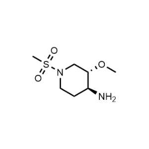 (3S,4S)-3-Methoxy-1-(methylsulfonyl)piperidin-4-amine|CS-1310461